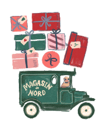 Christmas Car Sticker by Magasin du Nord
