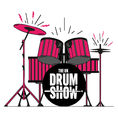Drums Drumming Sticker by The UK Drum Show
