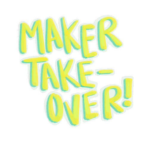 Maker Creator Sticker by My Home Apparel