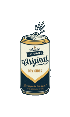 Apple Cider Cheers Sticker by Austin Eastciders