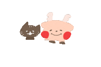 Deer ねこ Sticker