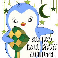 Pray Hari Raya Sticker by Pudgy Penguins