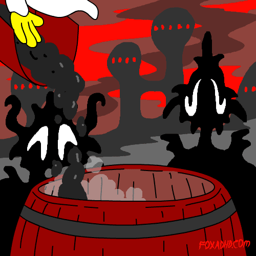 Shocked Look Around GIF by Animation Domination High-Def