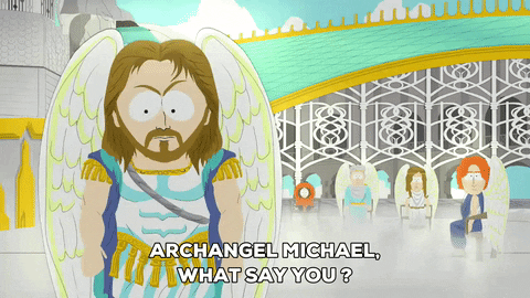 heaven angles GIF by South Park 