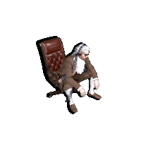 Sad Burnt Out Sticker