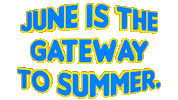 Summer June Sticker by OpticalArtInc.