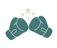 sydneysherrill fight boxing kickboxing boxing gloves Sticker