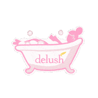 lovedelush wellness bath bubblebath bathandbody Sticker