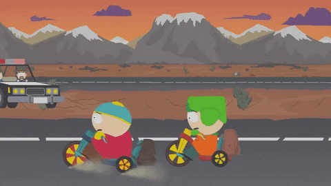 pull over eric cartman GIF by South Park 