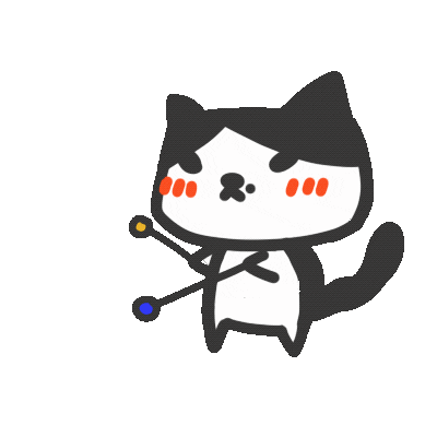 Cat Yoyo Sticker by yomoyeah