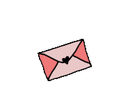 jennywakeandbake card mail note envelope Sticker
