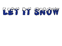 Let It Snow Sticker