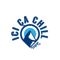 Chill Ski Sticker by N'PY Nouvelles Pyrénées
