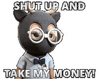 Money Shut Up Sticker by a KID called BEAST