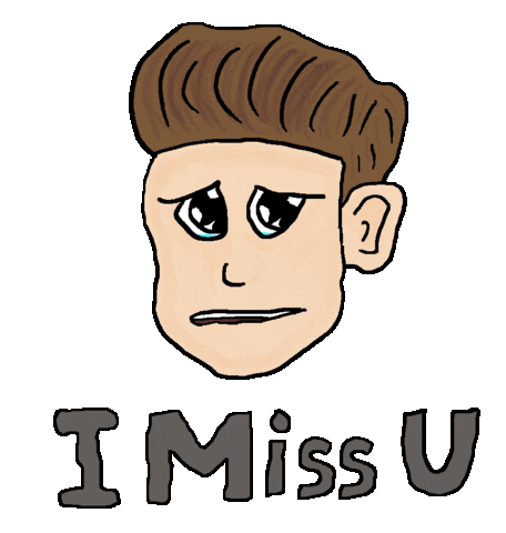 Sad Miss You Sticker