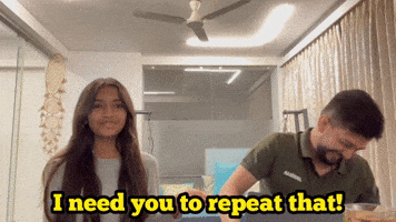I Need You Repeat GIF by Digital Pratik