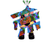 Robot Bouncing Sticker by jorgemariozuleta