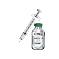 Indian Vaccine Sticker by techshida