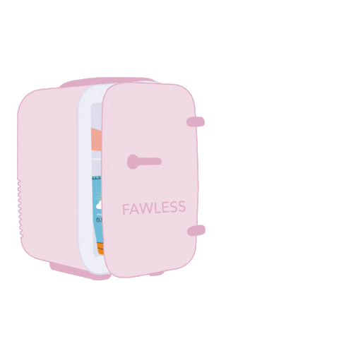 Abeglamy giphyupload skincare minifridge be glamy Sticker