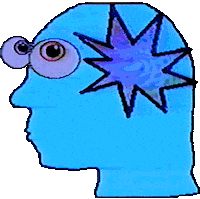 Blow Your Mind Sticker by Sarah Zucker