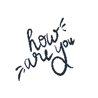 How Are You Sticker