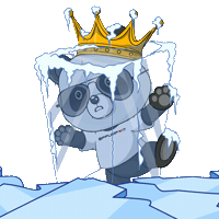 Snow Freezing Sticker by PandaPals