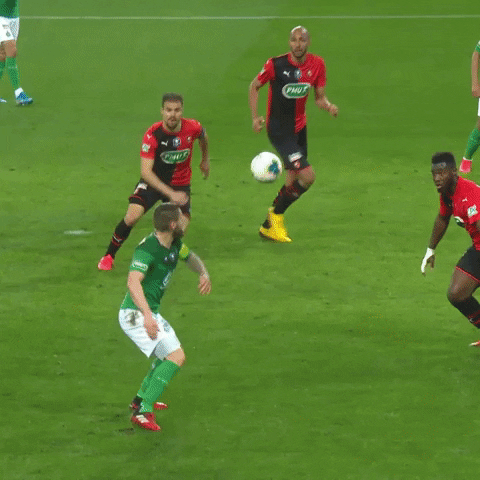 Football Sport GIF by AS Saint-Étienne