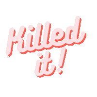 misschristiegirl killing it killed it mcg killit Sticker