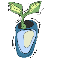 Flower Home Sticker
