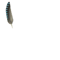 aliworks peace calm handwriting feather Sticker