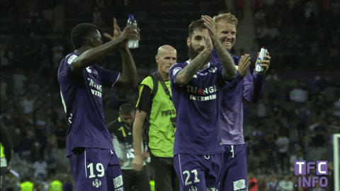 Happy Toulouse Fc GIF by Toulouse Football Club
