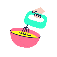 Mixer Baking Sticker by Bij Roos op de Thee