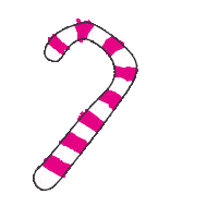 Candy Cane Christmas Sticker by WENN+ABER