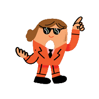 Agent Andyjpizza Sticker by bastla