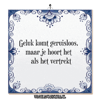 Moment Geluk Sticker by Tegelspreuken.nl