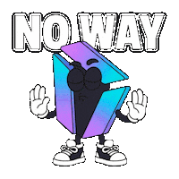 Deny No Way Sticker by IDX Solana