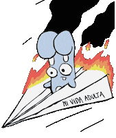 Sad La Vida Sticker by Matt