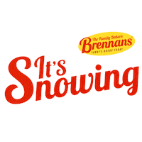 Snow Snowing Sticker by Brennans Bread