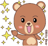 Billy_bear cartoon good nice bear Sticker