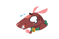 Crunchys_art worried freaking out wrynn magical mishaps Sticker