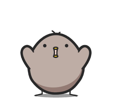 Sticker Love Sticker by Black and white chickens