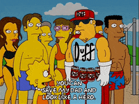 Lisa Simpson Beach GIF by The Simpsons