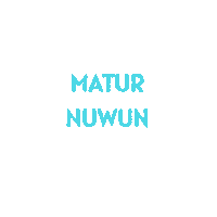 Terimakasih Maturnuwun Sticker