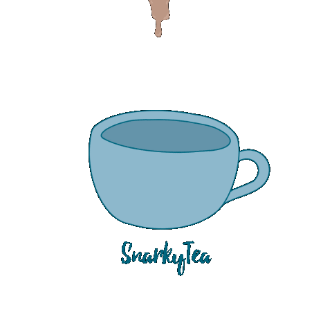 Pour Over Tea Cup Sticker by Snarky Tea
