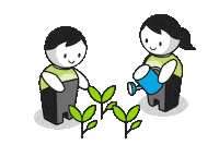 Illustration Earth Sticker
