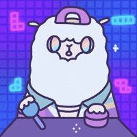 Nattogif 90s alpaca nnnatto GIF