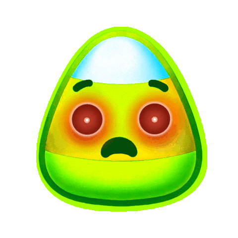 Candy Corn Halloween Sticker by Colitis Ninja