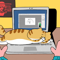 Cat Fun GIF by hororo