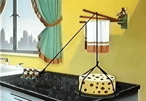 StruggleStrainAndStrength giphyupload mice pulling pulley GIF