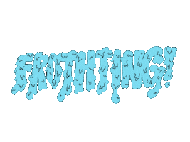 Donuts Frosting Sticker by Lucky We Live Hawaii